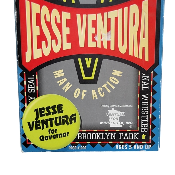 Jesse Ventura LTD US Navy Seal Man of Action Figure Governor 12" NIOB 1999 - Picture 2 of 13